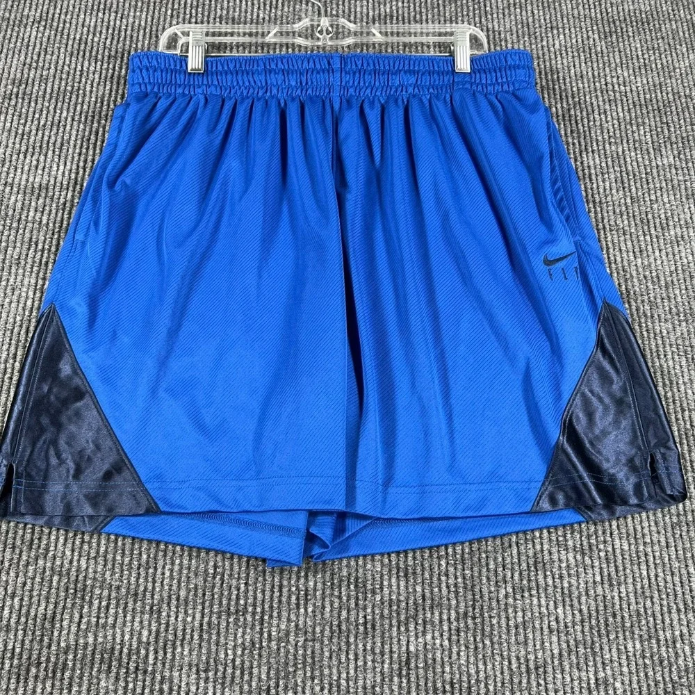 Nike IsoFly Shorts Womens XL Extra Large Blue Basketball Active‎ Training New